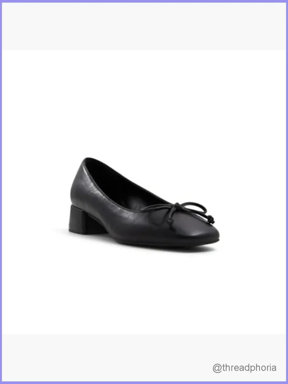 Women's Luucy Ballet Flats with Block Heel Pull-On Breathable
